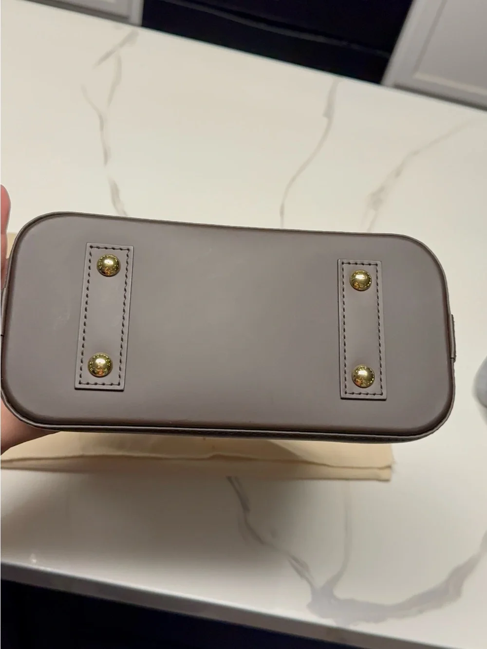 Louis Vuitton Brown Damier Ebene Alma BB